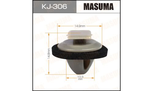 Клипса крепёжная двери багажника Masuma, для Toyota, арт. KJ-306