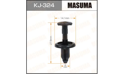 Клипса крепёжная дефлектора воздухозаборника салона Masuma, для Toyota, арт. KJ-324