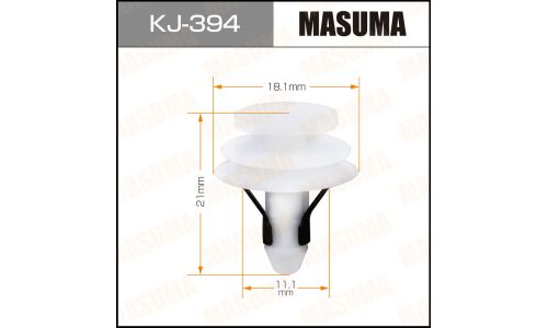 Клипса крепёжная обшивки салона Masuma, для Toyota, арт. KJ-394