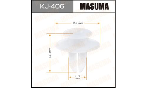 Клипса крепежная Masuma KJ-406 (OEM 67771-89106)