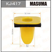 Клипса крепёжная деталей кузова Masuma, для Lexus, Toyota, арт. KJ-417