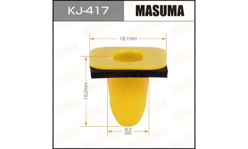 Клипса крепёжная деталей кузова Masuma, для Lexus, Toyota, арт. KJ-417