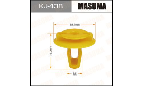 Клипса крепежная Masuma KJ-438 (OEM 90467-10144)
