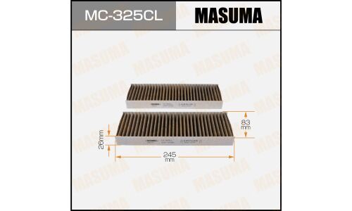Фильтр салонный Masuma AC-202 угольный, арт. MC-325CL