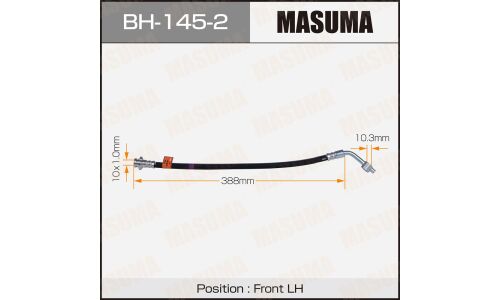Шланг тормозной Masuma для Datsun D22, передний, левый, арт. bh-145-2