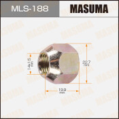 Гайка колесная Masuma MLS-188, открытая, для погрузчиков Toyota, M14x1.5(R), длина 19.9мм, коническая посадка, под ключ 23мм