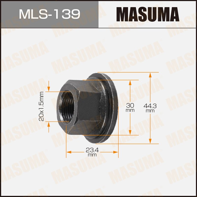 

Гайки "Masuma" OEM_90179-20020 Toyota RH