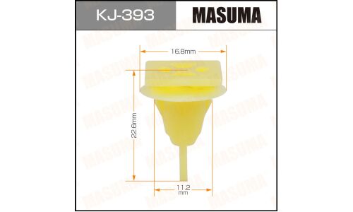 Клипса крепёжная накладок крыла Masuma, для Toyota, арт. KJ-393