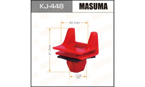 Клипса крепёжная молдинга дверей Masuma, для Lexus, Toyota, арт. KJ-448