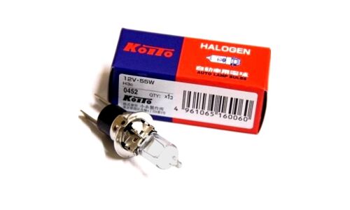 Лампа галогенная Koito Halogen H3C (P22d/5, T12), 12В, 55Вт, 3000К, 1 шт, арт. 0452