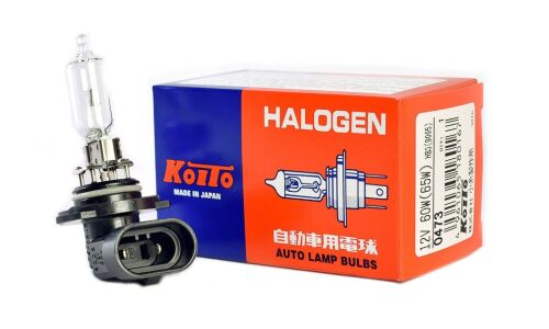 Лампа галогенная Koito Halogen HB3(9005) (P20d, T12), 12В, 65Вт, 3000К, 1 шт, арт. 0473