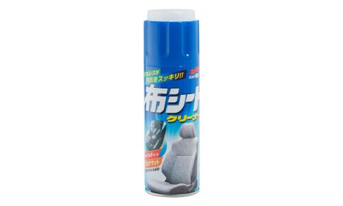 Очиститель салона Soft 99 Fabric Cleaner, для ткани, кожи и деталей из пластика, антибактериальный, аэрозоль 420мл (+крышка-щётка), арт. 02051