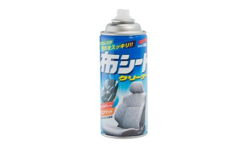 Очиститель салона Soft 99 Fabric Cleaner, для ткани, кожи и деталей из пластика, антибактериальный, аэрозоль 420мл (+крышка-щётка), арт. 02051