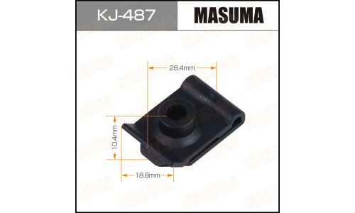 Клипса крепёжная брызговиков Masuma, для Toyota, арт. KJ-487