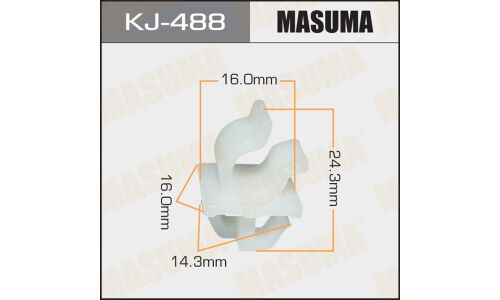 Клипса крепёжная деталей кузова Masuma, для Toyota, арт. KJ-488