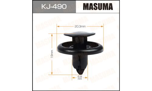 Клипса крепёжная деталей кузова Masuma, для Lexus, Toyota, арт. KJ-490