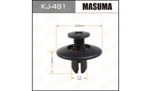 Клипса крепёжная обшивки салона Masuma, для Toyota, арт. KJ-491