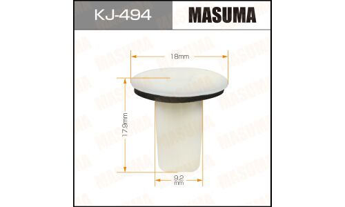 Клипса крепёжная кузова Masuma, для Lexus, Scion, Toyota, арт. KJ-494