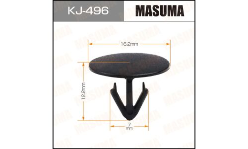 Клипса крепёжная обшивки салона Masuma, для Toyota, арт. KJ-496