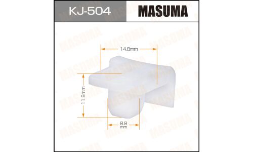 Клипса крепежная Masuma KJ-504 (OEM 81124-89101)