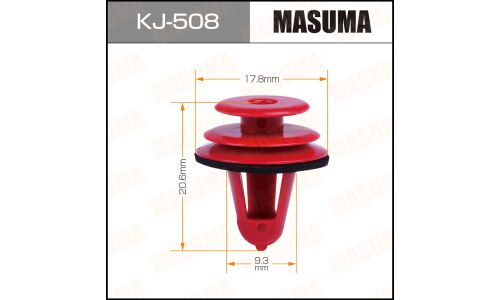 Клипса крепёжная обшивки двери и салона Masuma, для Suzuki, Toyota, арт. KJ-508