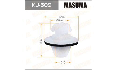 Клипса крепёжная деталей кузова Masuma, для Lexus, Toyota, арт. KJ-509