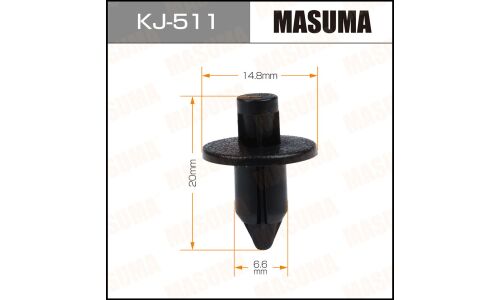 Клипса крепёжная крышки переднего бардачка Masuma, для Toyota, арт. KJ-511