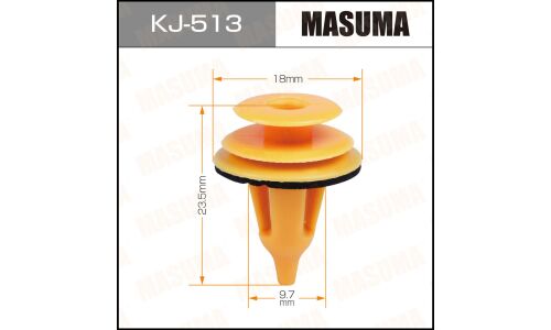 Клипса крепёжная обшивки двери Masuma, для Lexus, Toyota, арт. KJ-513
