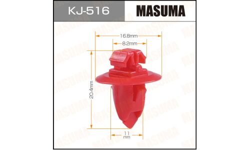 Клипса крепёжная накладок крыла Masuma, для Toyota, арт. KJ-516