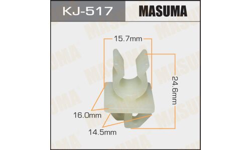 Клипса крепёжная держателя капота Masuma, для Toyota, арт. KJ-517