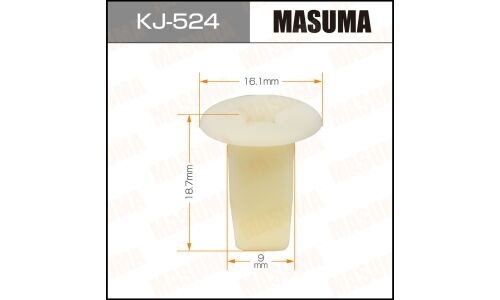 Клипса крепёжная защиты механизма стеклоотчистителя Masuma, для Nissan, арт. KJ-524