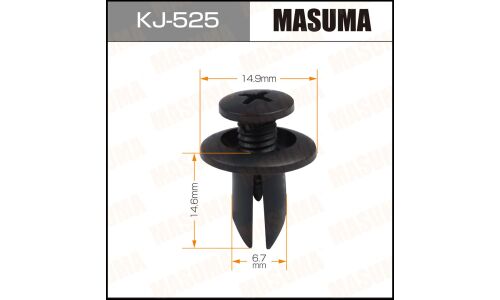 Клипса крепёжная обшивки салона Masuma, для Toyota, арт. KJ-525