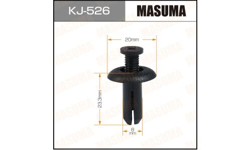Клипса крепёжная бампера Masuma, для Mitsubishi, арт. KJ-526