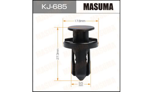 Клипса крепёжная кузова Masuma, для Infiniti, Nissan, арт. KJ-685