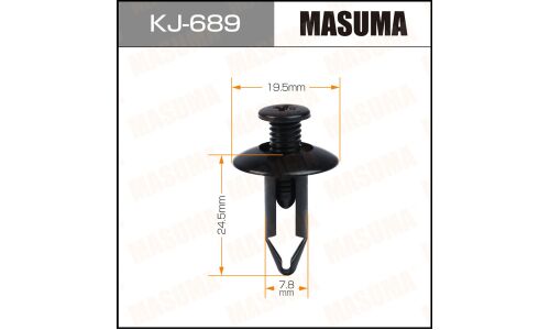 Клипса крепёжная деталей кузова Masuma, для Nissan, арт. KJ-689