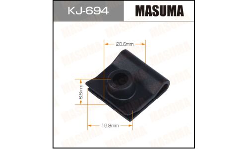 Клипса крепёжная брызговиков Masuma, для Nissan, арт. KJ-694