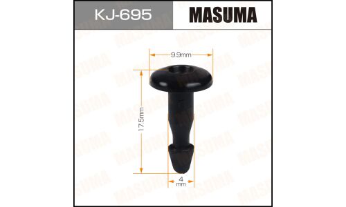 Клипса крепёжная защиты механизма стеклоотчистителя Masuma, для Nissan, арт. KJ-695