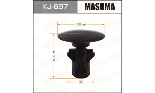 Клипса крепёжная обшивки двери Masuma, для Nissan, арт. KJ-697