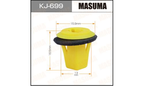 Клипса крепёжная кузова Masuma, для Nissan, арт. KJ-699