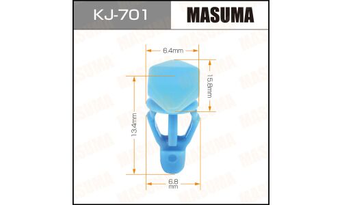 Клипса крепёжная обшивки двери Masuma, для Nissan, арт. KJ-701