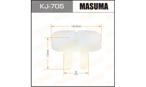 Клипса крепёжная дверных ручек Masuma, для Mazda, арт. KJ-705