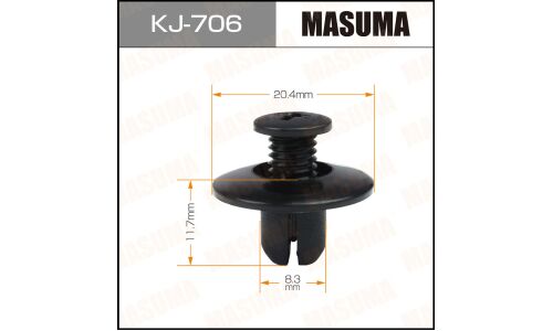 Клипса крепежная Masuma KJ-706 (OEM 63876-95596)