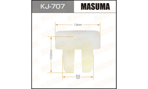 Клипса крепёжная подкрылок Masuma, для Nissan, арт. KJ-707
