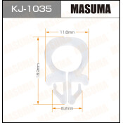 Клипса крепежная Masuma KJ-1035 (OEM 9927-70-901)