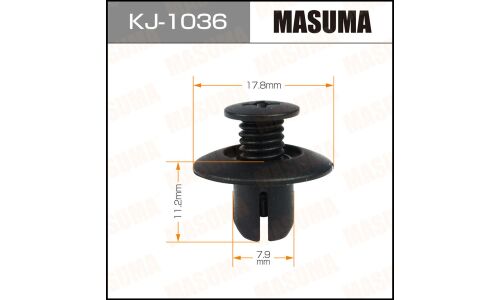 Клипса крепёжная защиты днища Masuma, для Mazda, арт. KJ-1036