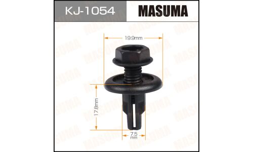 Клипса крепёжная пластиковой защиты двигателя Masuma, для Honda, арт. KJ-1054