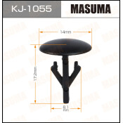 Клипса крепёжная панели под дворниками Masuma, для Honda, арт. KJ-1055
