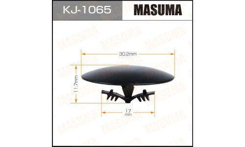 Клипса крепёжная шумоизоляции капота Masuma, для Honda, арт. KJ-1065