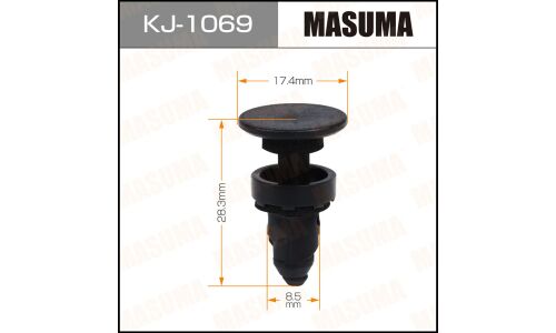 Клипса крепёжная дефлектора воздухозаборника салона Masuma, для Honda, арт. KJ-1069