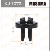 Клипса крепёжная брызговиков Masuma, для Honda, арт. KJ-1072